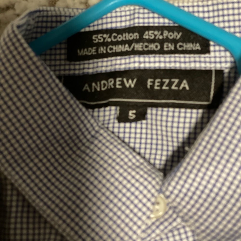 3 piece boy suit Andrew Fezza. (Used) size 5